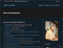 Tablet Screenshot of chrisgrundemann.com